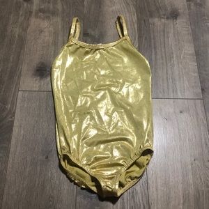 💜4/$10 3/$8 gold sparkle leotard